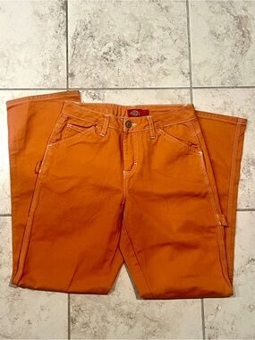 Dickies women’s Orange Workwear Pants size 0